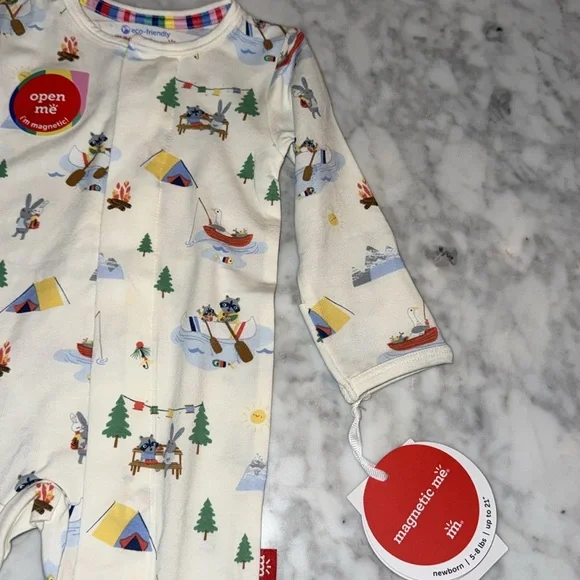 NWT MAGNETIC ME MODAL CAMPING LAKE FOOTIE - Picture 5 of 6